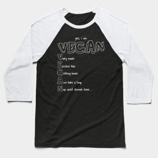 V.E.G.A.N. Baseball T-Shirt